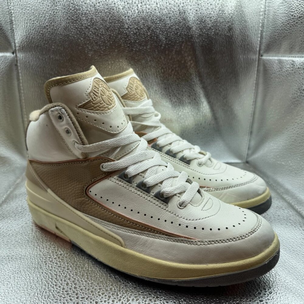 Size 9 Nike Air Jordan 2 Womens Retro Sail Desert Sunset Sneaker DX4400-118‎